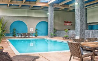 Indoor Pool at Holiday Inn State Park Entry in Niagara Falls, New York