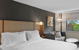 Modern Accommodations at Holiday Inn State Park Entry in Niagara Falls, New York