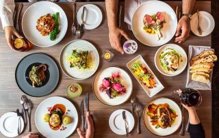 Beautifully plated farm-to-table dishes at AG Inspired Cuisine