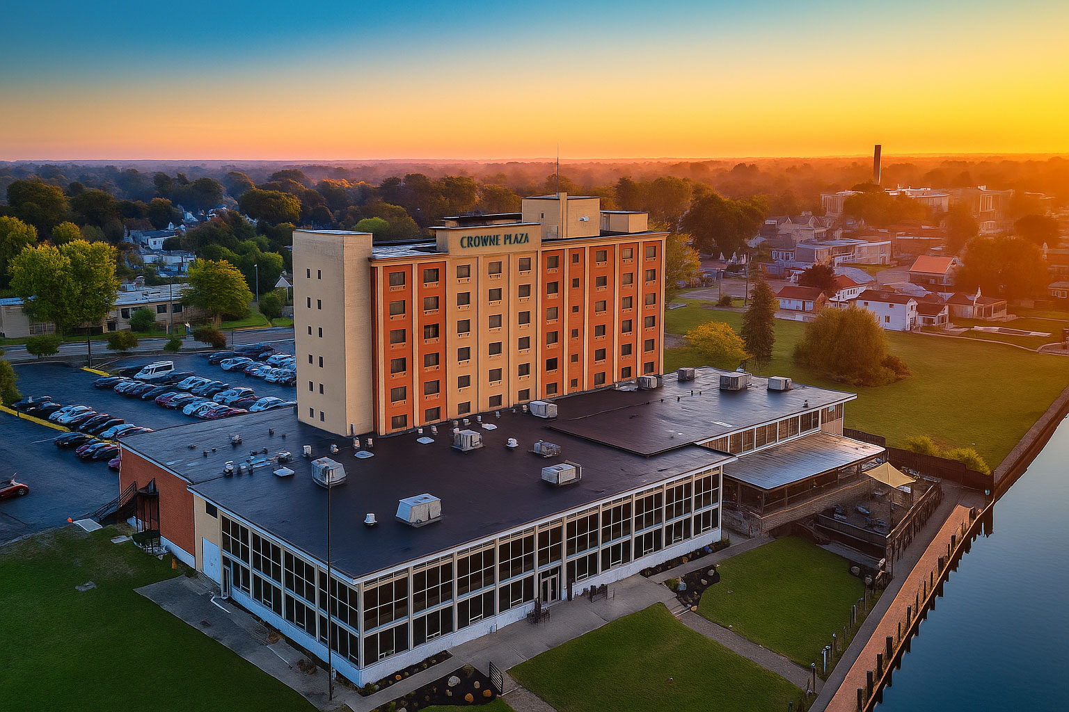 Niagara's only waterfront hotel, Crowne Plaza Niagara Falls NY - Riverside, an IHG Hotel