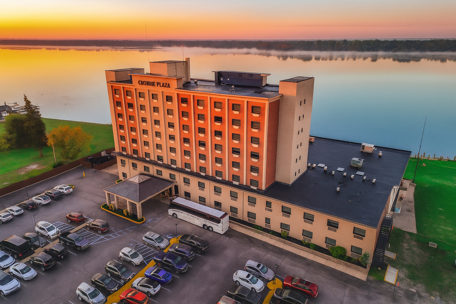 Niagara's only waterfront hotel, Crowne Plaza Niagara Falls NY - Riverside, an IHG Hotel