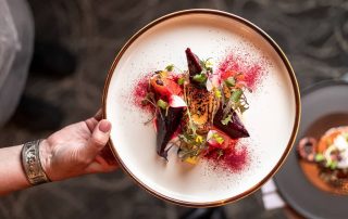 farm fresh roasted beets at AG Inspired Cuisine