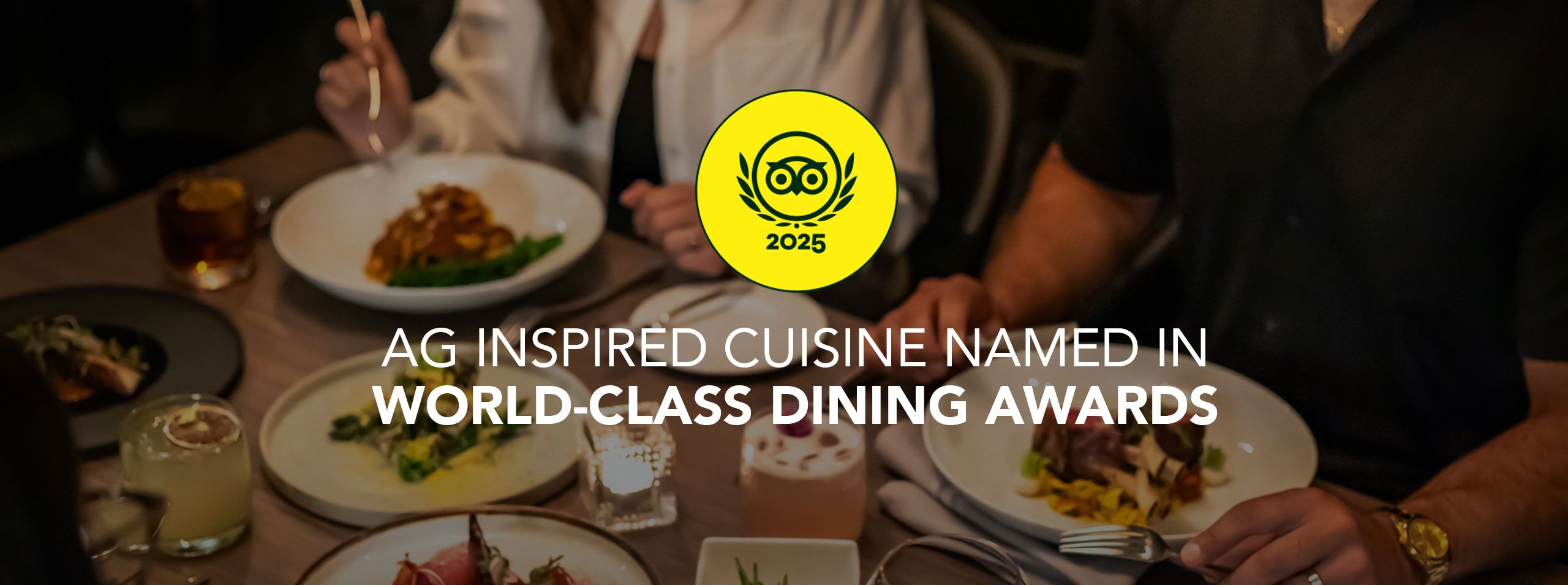Top Niagara Restaurant, AG Inspired Cuisine, Named in TripAdvisorWorld Class Dining Awards